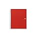 Miquelrius Basicos MR 4200, Cuaderno A4 con Tapa de Polipropileno, 200 Hojas, 5 mm, Rojo