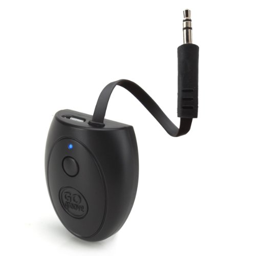 GOgroove AUX Bluetooth Receiver for Headphones, Speaker, Home Stereo - BlueGATE Wireless AUX