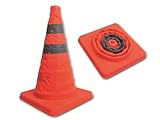 IWH Vertriebs GmbH Faltkegel Warnkegel/Verkehrskegel/Verkehrskegelschild/Faltbar Warnkegel Sicherheitspilone Sicherheitskegel Mehrzweck-Popup-Reflektierender Sicherheitskegel