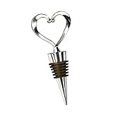 Heart Wine Bottle Stoppers Love Theme Wedding Favors, 1