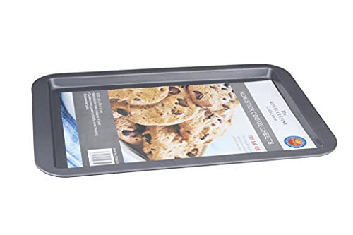 Royal Cuisine Großes Backblech mit Antihaftbeschichtung, 38 x 27,5 x 2 cm, PFOA-frei, schwarz beschichtet Cover