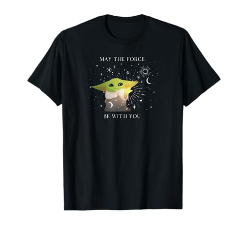 Grogu Force Be With You t-shirt coton imprimé Star Wars Mandalorian