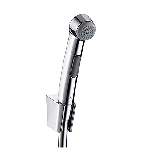 hansgrohe Ensemble support mural et douchette bidette avec flexible de douche 125 cm, chromé, 32129000