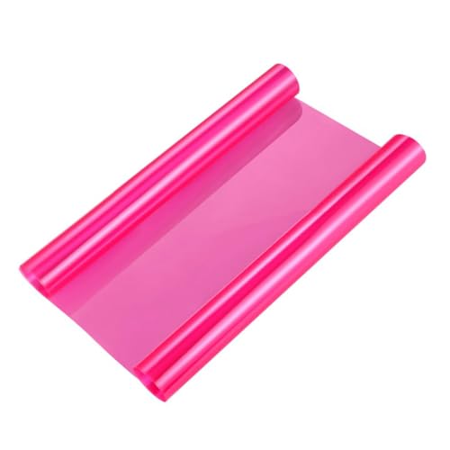 SOPOTUTU Película Vinilo Adhesivo para Faros y Luces Traseras Rosa Película Tint Resistente al Agua Calor Protege Luces Coche con Alta Transparencia