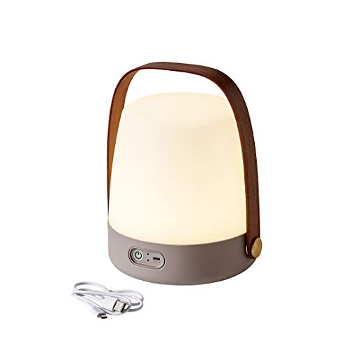 Kooduu Lite-up - Design LED-lamp - dimbaar tot 25, 50, 75 en 100% - Ingebouwde en Oplaadbare Accu - Deens Design - Staande Lamp - Tafel Lamp - Slaapkamer - Kinderkamer - Earth