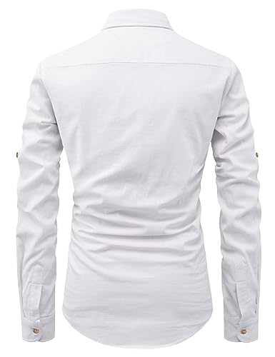 Image of Vida Loca Men Cotton Full Sleeve Casual Spread Collor Slim Fit Short Kurta for Men and Boys (Pack of 2)