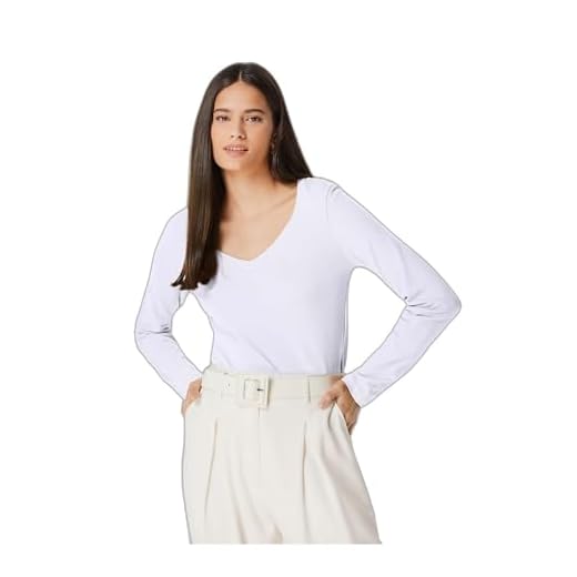 Blusa Básica Feminina Slim Manga Longa - Branco P