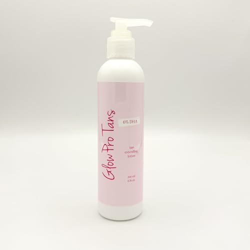 GlowPro Tans 6% DHA No-Rinse Buildable Tanning Body Lotion
