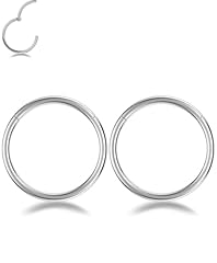 Silver Hoop Set