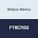 Matco-Norca FT6CR03 Forged Steel Threaded Cross Cl6000, 1/2", Silver