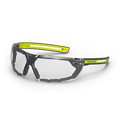 HexArmor LT450G Z87 Gasketed Safety Glasses Clear Lens