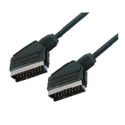 Nilox SCART 3 m m/m 21pin – Cables Péritel (3 M, SCART (21-Pin), SCART (21-Pin)) Noir