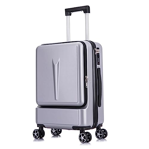 Carry On Suitcase Front Opening Trolley Suitcase With Wheels Suitcase For Men And Women Suitable For Vacation And Travel