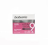 Babaria - Crema Facial Stop Arrugas Vital Skin con Rosa Mosqueta, 9 Efectos Antiarrugas, Hidratación, Elasticidad, Firmeza y más, Unisex, Vegano - 50 ml