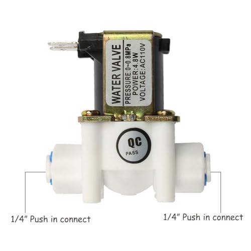 Beduan 1KL-04410-WIV 110V 1/4 Inch Inlet Water Solenoid Valve Normally Closed thumb #2