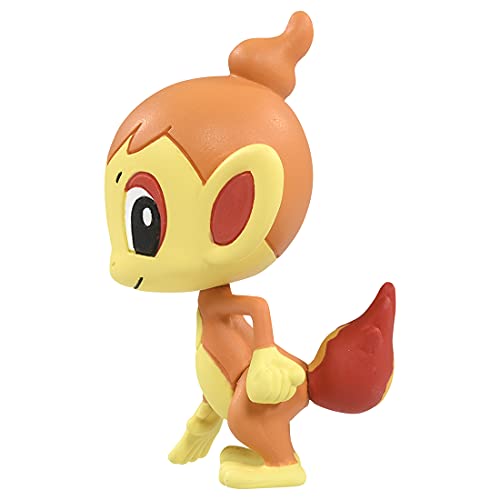 Takara Tomy Pokemon Moncolle Monster Collection MS-54 Chimchar Ouisticram Panflam 4cm, Multicolor, 3-4 cm - Image 3