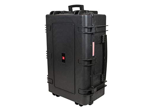Image of Monoprice Weatherproof Hard Case - 33 x 22 x 13 Inches, With Wheels and Customizable Foam, Shockproof, IP67, Ultraviolet And Impact Resistant Material, Black - Pure Outdoor Collection