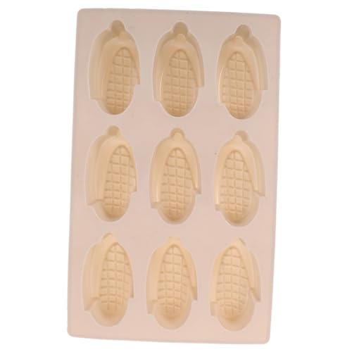 VALICLUD Molde de Silicona para y Chocolate con Forma de Maíz Flexible y Antiadherente Molde para Galletas y Dulces para Repostería Casera y Profesional Gris
