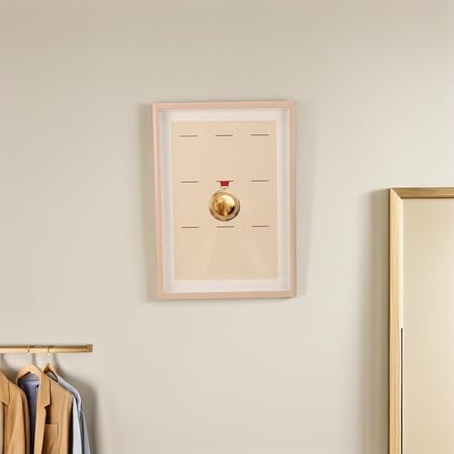 Boîte en bois pour médailles DECHOUS beige à compartiments pour diplômes - 6