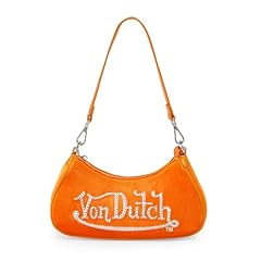 Orange and White Rhinestone