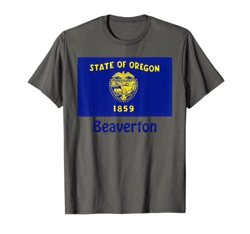 Beaverton Oregon USA Flag Souvenir Camiseta