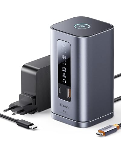 Baseus Docking Station con caricabatterie da 100 W, compatibile con laptop Windows