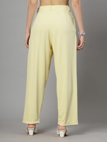 Image of UZARUS Women's Relax Fit Trouser 2 Pockets Baggy Pants