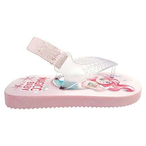 Chinelo Bebê Sandália Infantil Sereia Meninas Magicc Baby