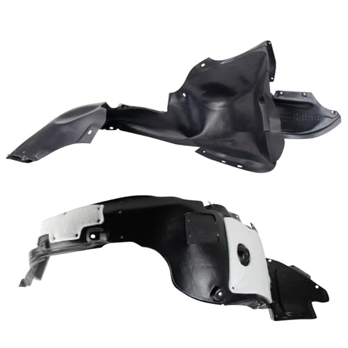 Image of TRQ Front Inner Fender Liner Set Compatible with 2012-2014 Volkswagen Jetta VW1248120 VW1249122