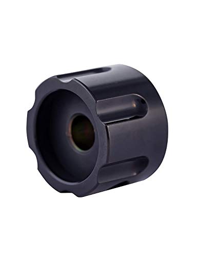 Guyker 3Pcs Guitar Potentiometer Control Knobs For 6Mm(0.24”) Dia. Shaft Pots - Knurled Volume And Audio Switch Knob Replacement For Electric Guitar Or Precision Bass - Zinc Alloy, Black #TOP2