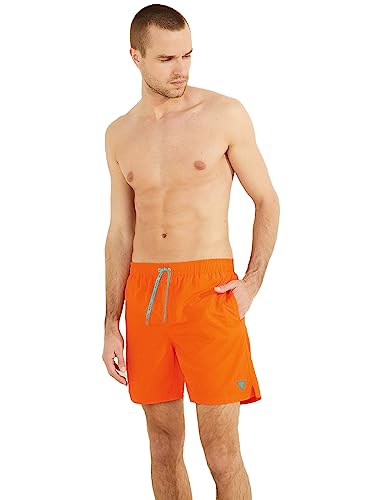 Short de bain boxer mer homme GUESS ajustable avec cordon externe et poches fonctionnelles
