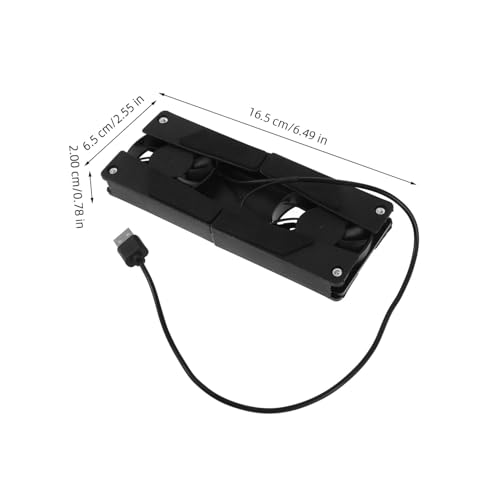 Base para laptop con ventilador y ángulo ajustable miniatura 2