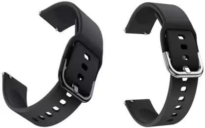 AIFEI 19 mm Soft Silicone Band with Black Metal Buckle Strap Compatible for Noise Color Fit Pro 2,Color Fit Pro 2 Oxy,Color Fit Pulse,Boat Storm (B0CTHR94JZ) Amazon Price History, Amazon Price Tracker