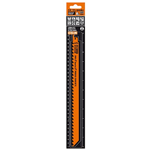 CMT ORANGE TOOLS JS1241HM-2 2 SAW BLADES SPECIAL HM 300x22x1.5 3TPI CARBIDE TIPPED, Orange,red