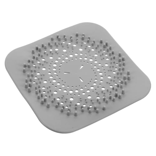 UTHCLO Filtro Antibloqueo para Desagüe De Suelo Recogedor De Pelos Tapa para Desagüe De Pelos Cubiertas para Desagües Duchas Accesorios De Baño Lavabo Fregadero Colador Tapón