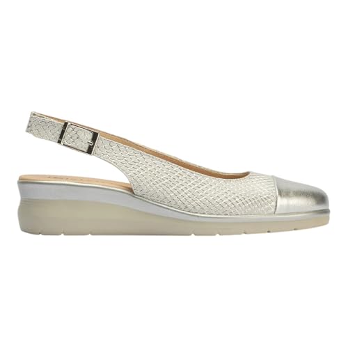 PITILLOS - Sandalias Plata - Cuero para: Mujer Color: Plata Talla: 41
