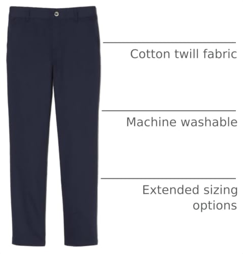Image of French Toast Girls' Pull-On Straight Fit Stretch Twill Pant