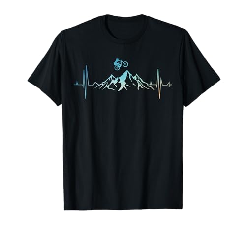 Funny Mountain Bike Art for Men Women MTB Mountain Biker T-Shirt