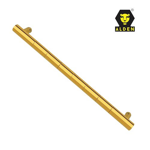 Image of ALDEN 18 inch Main Door Handle /Handle for Glass and Wooden Door /Pull and Push Stainless Steel Door Handle (PVD Gold) (4 Years Warranty) (Pack of 1)