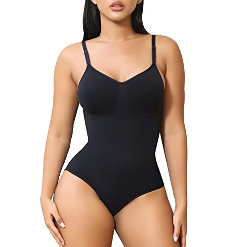 Shapewear Bodysuit for Women Tummy Control Seamless Sculpting Body Shaper Tank Top