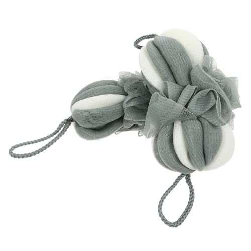 Mobestech 2 piezas Esponja Ducha Exfoliante Floral Burbujas Suave para Masaje y Limpieza Corporal Colgante para Secado para Tipo de Piel