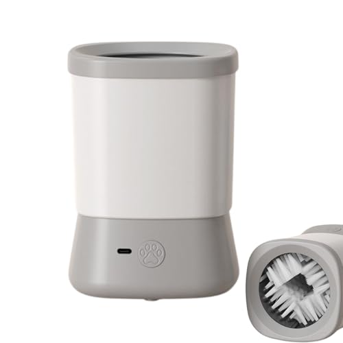 Nettoyeur de pattes de chien automatique à double vitesse avec système anti-projections