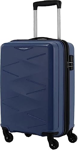 Image of American Tourister KAMILIANT KAM-TRIPRISM TSA Lock Hard-Sided Polypropylene Luggage Set of 3 Trolley Bags (55 cm+68 cm+78 cm) (Navy Blue)