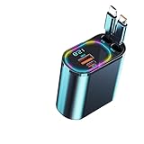 **Puissance totale et charge rapide intelligente à deux ports**: Dites adieu au stress de la charge! Les deux ports USB-C fonctionnent ensemble pour délivrer jusqu'à 120W de puissance totale, répondant ainsi aux besoins de charge ultra-rapide des téléphones portables, des tablettes et même de certains ordinateurs portables fins et légers. Le conducteur et le copilote peuvent recharger rapidement simultanément, doublant ainsi l'efficacité de conduite.