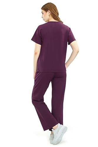 Image of ZEYO Women's Cotton Typography Wide Bottom Night Suit Set of Top & Pyjama