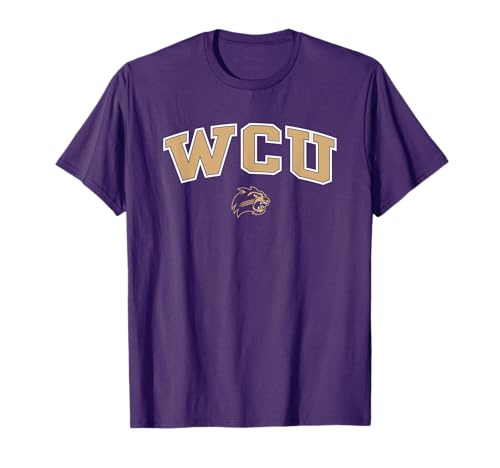 Western Carolina Catamounts Arch Over Purple T-Shirt Small