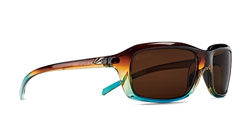 Kaenon Women's Ladera Polarized Sunglasses, Tobacco Denim3