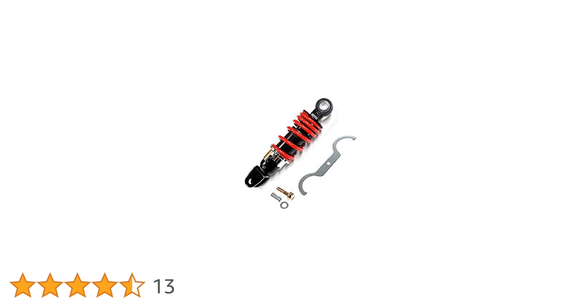 汎用リアショック/リアサスペンション180mm ブラック モトコンポ等 エンジンスワップにも KNローダウンリヤサス リアショック黒