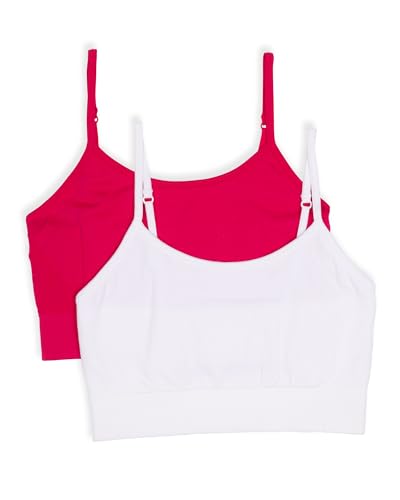 Maidenform Girls' Comfort Brami Bralette, 2 Pack