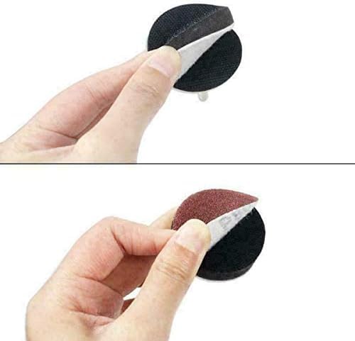 Boxonly 3 Inch 75mm Sanding Discs, 100 Pcs Red Hook and Loop Sandpaper Pads, 10 Grits (80-3000), for Drill Grinder - Image 4